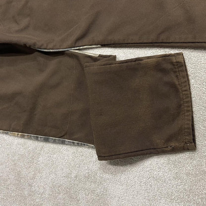 Wrangler Realtree camo jeans W38L32 khaki brown straight fit Hardwoods camouflage double knee pants