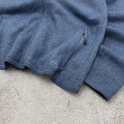 Nike ACG technical fleece XL women's y2k style navy full zip up autumn winter
