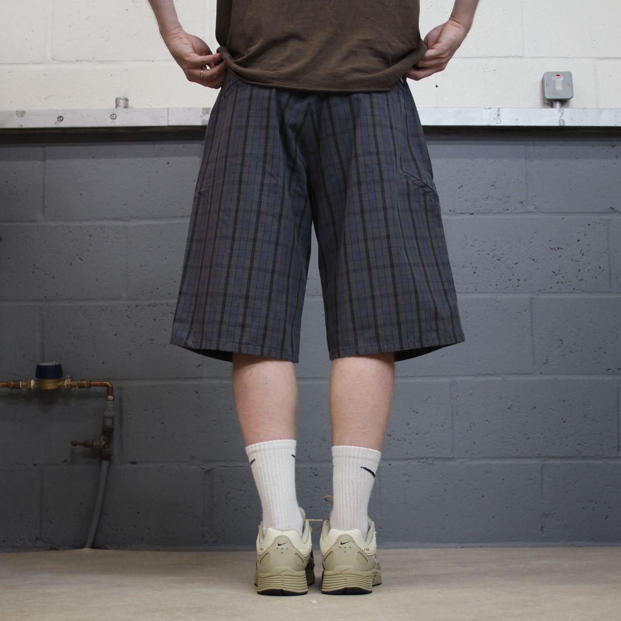 Dickies checkered chino shorts carpenter grey Chino skater / surf check shorts loose fit