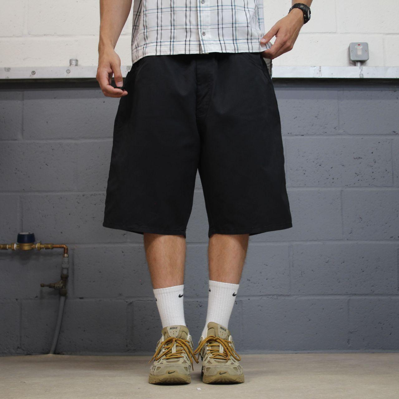 Dickies chino shorts y2k black Loose leg skater / surf shorts festival
