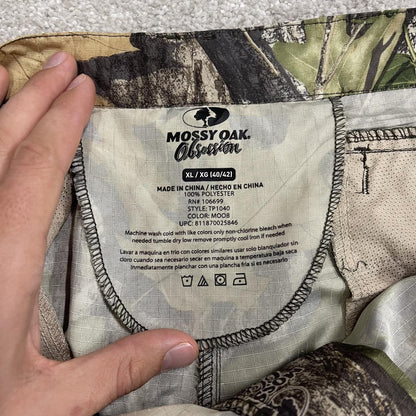 Y2K convertible Mossy Oak camo trousers / shorts lightweight technical outdoors hiking pants