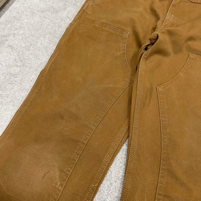Vintage Carhartt carpenter jeans tan W32L30 90s skater style canvas cargos