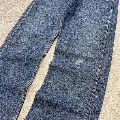 Y2k Levi's 505 jeans blue Straight leg denim pants red tab logo