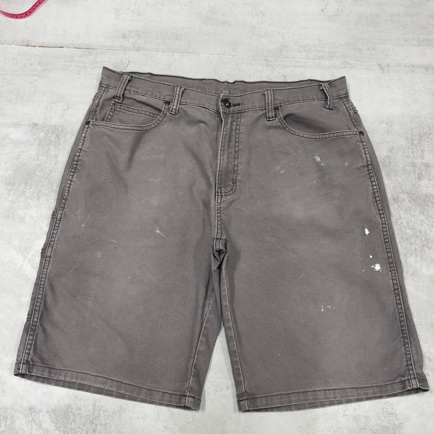 Grey Dickies carpenter jorts W36