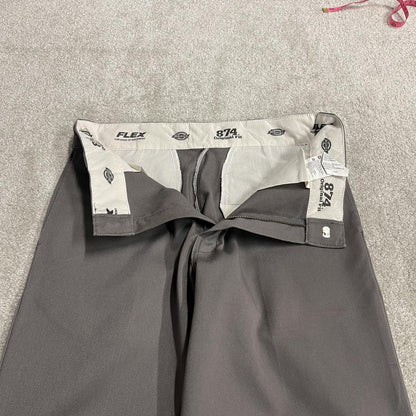 Dickies 874 work pants y2k grey Original fit chino skater style trousers