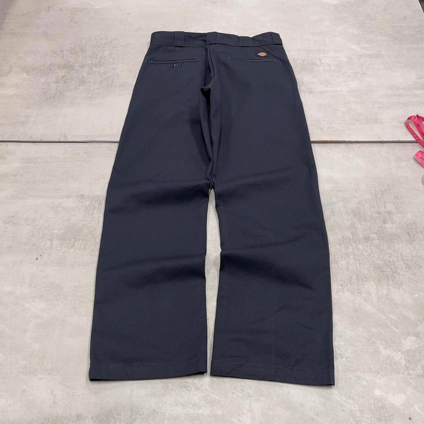 Dickies 874 Pants W32L31 navy original fit twill chino 90s style skater pants