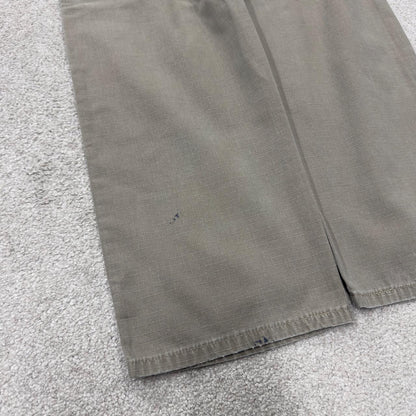 wrangler carpenter pants y2k cargo khaki Loose leg 2000s style canvasy skater work pants