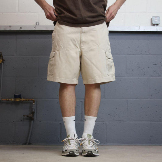 Y2K Columbia cargo technical shorts beige Loose chino utility summer festival hiking shorts