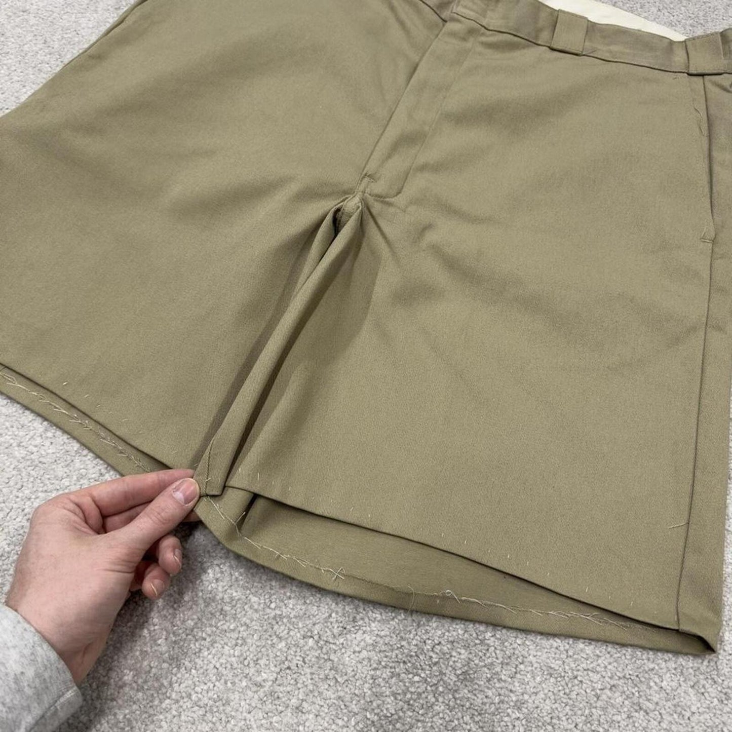 Dickies baggy carpenter shorts khaki Loose twill chino style skate shorts