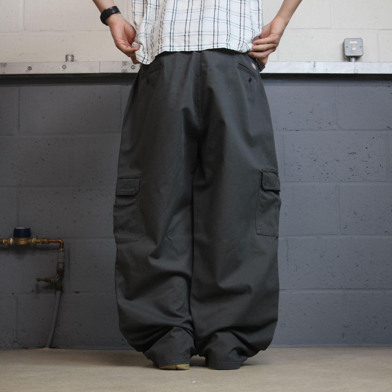 Dickies extra baggy cargo pants y2k grey W44L32 Wide leg skater work pants