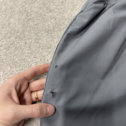 Y2K champion tracksuit bottoms grey XXL Wide leg 2000s style mesh lined track pants