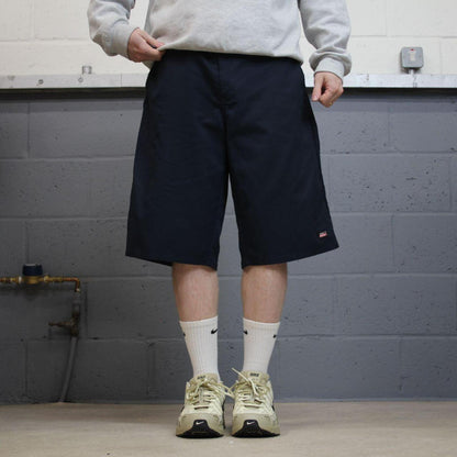 Dickies baggy carpenter shorts navy Twill chino skater style shorts wide long leg