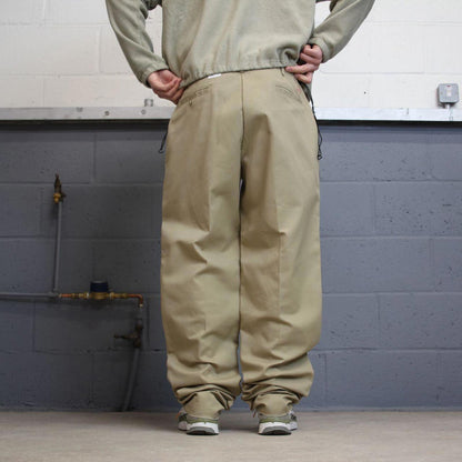 Y2k baggy work pants loose beige Chino style skater trousers Red Kap workwear patch logo