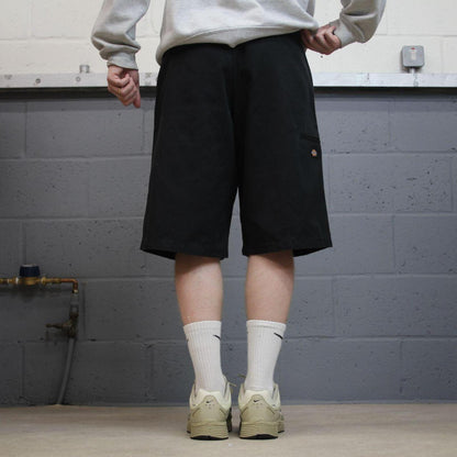 Dickies carpenter shorts long leg black Twill chino skater style shorts loose long leg