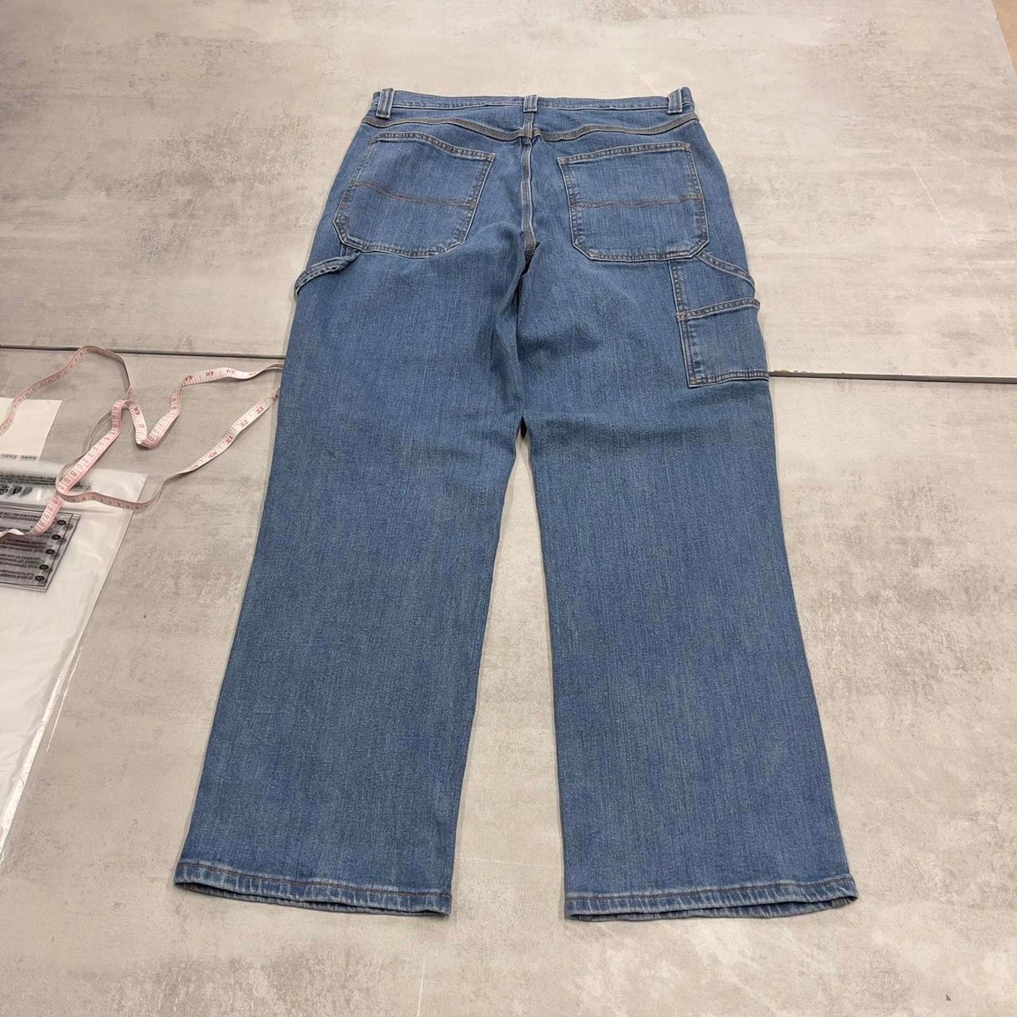 Baggy carpenter jeans W34L30 blue skater style cargos