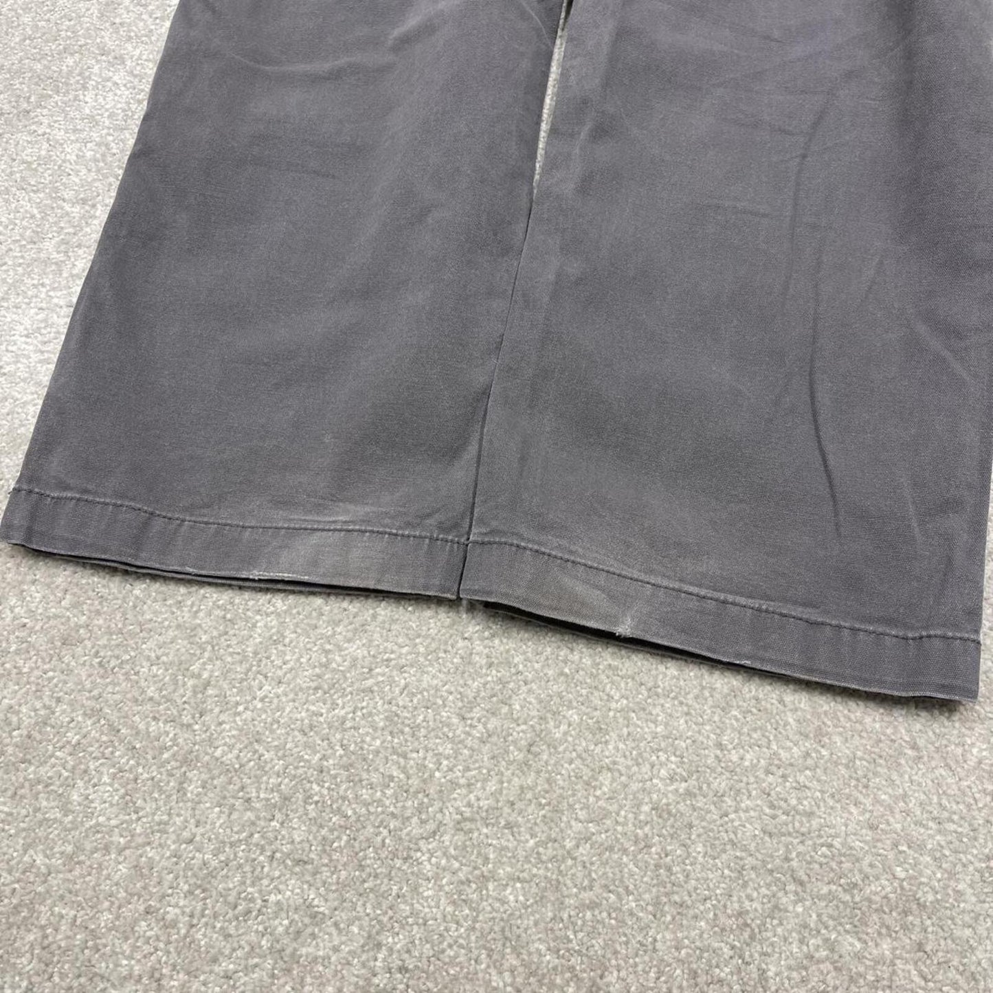 Carhartt carpenter jeans wide leg grey Loose relaxed fit skate style workwear cargo pants