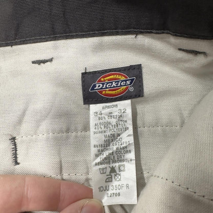 Dickies cargo utility pants W34L32 grey loose leg Chino skate work trousers