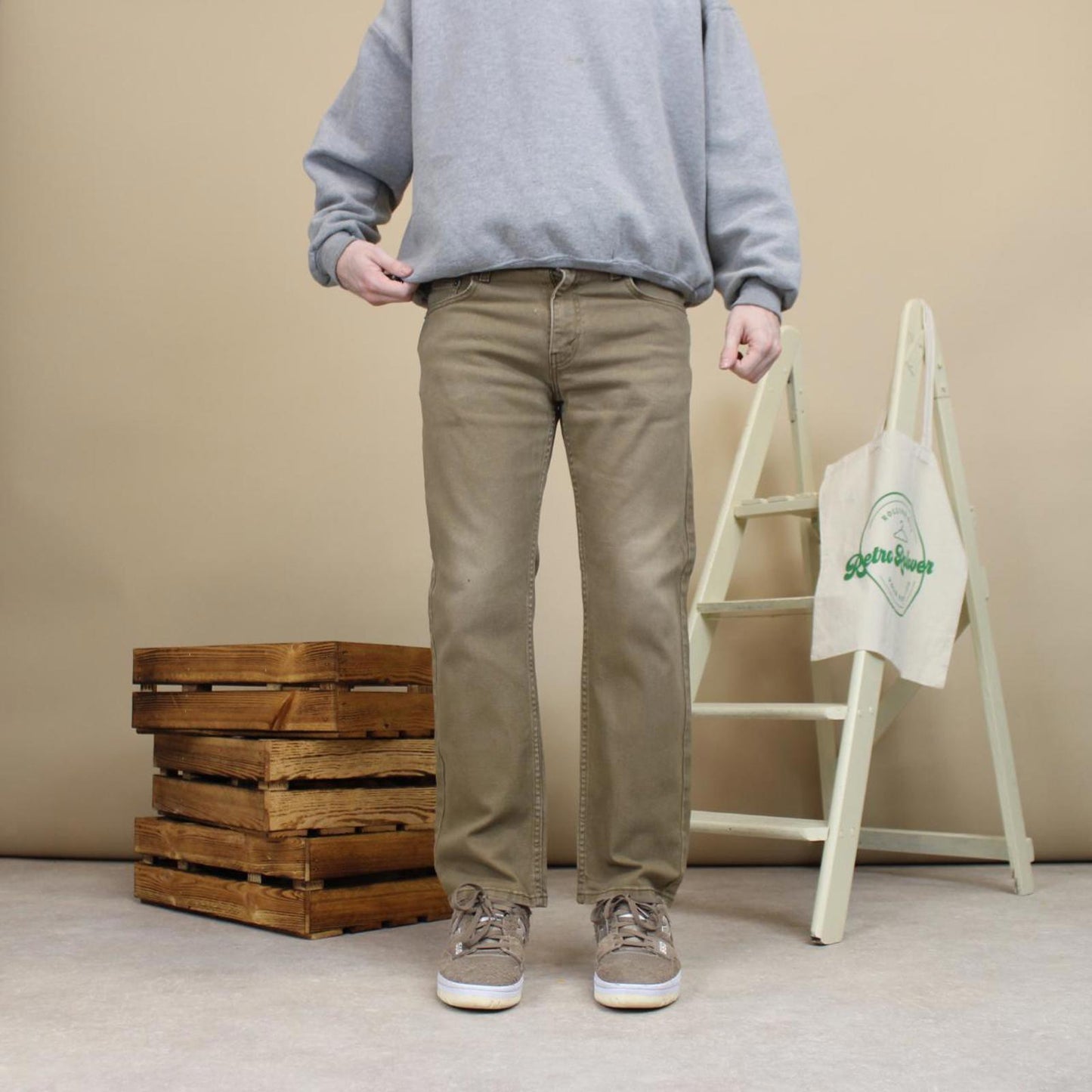 Sand brown Levi's jeans W30L27