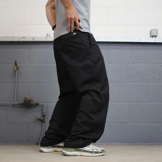 Baggy Dickies Carpenter pants W38 L32 black loose twill chino style skater pants
