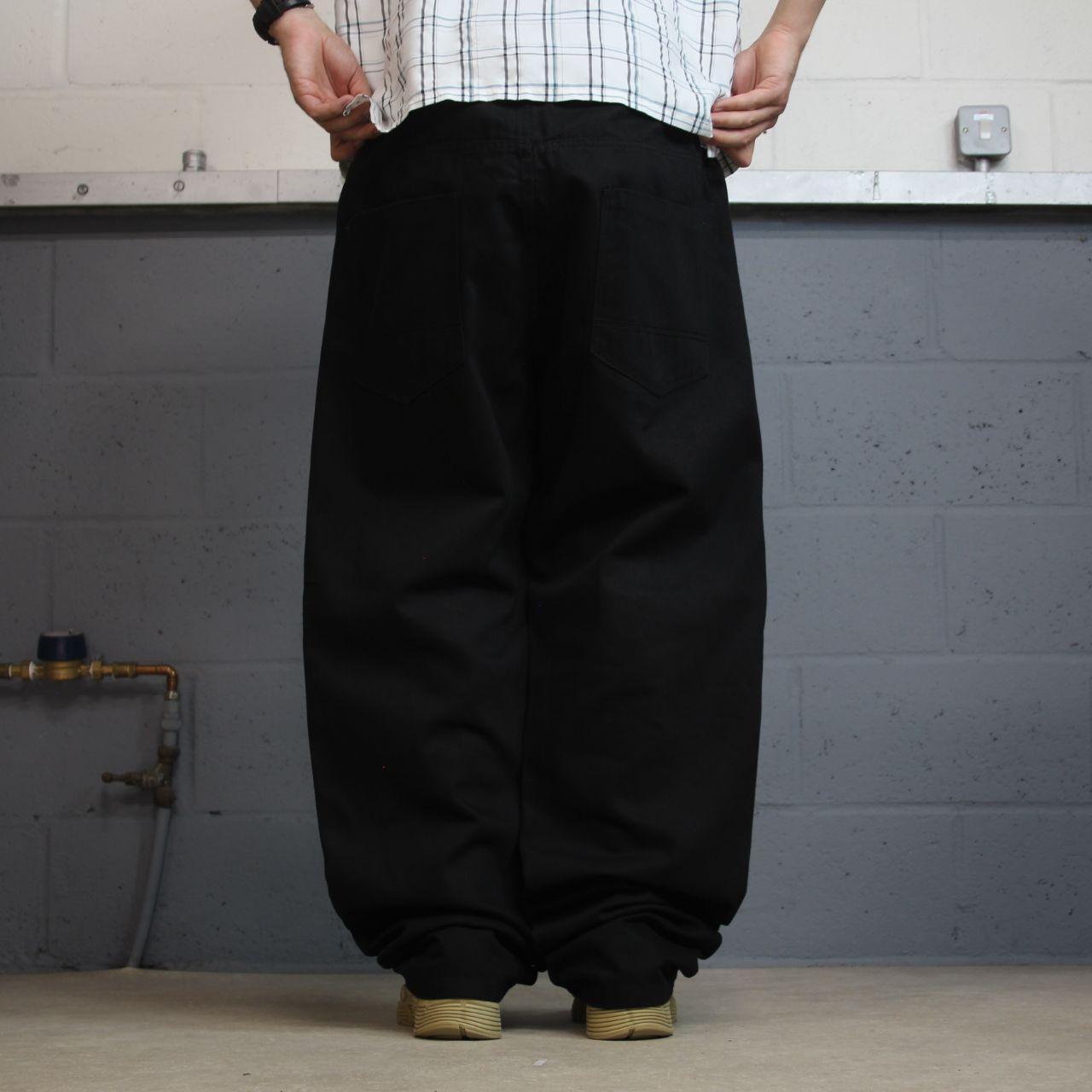 Y2K Southpole jeans straight fit black denim W46L34 Loose straight leg surf style pants