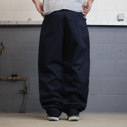 Vintage baggy work pants Red Kap navy Loose twill chino skate style trousers