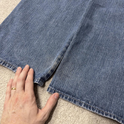 Denim carpenter jeans y2k loose W38L32 blue Falls Creek wide leg skater style work cargos