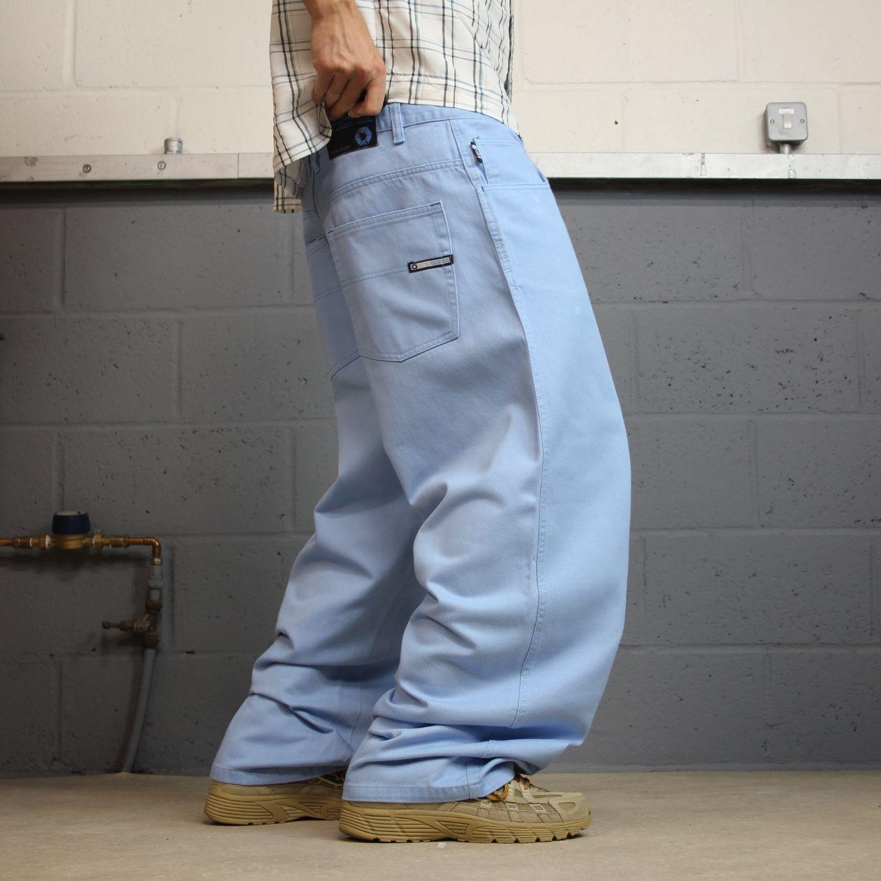 Southpole baggy jeans y2k W38L30 blue Wide leg 100% cotton thick denim skater style great oversized