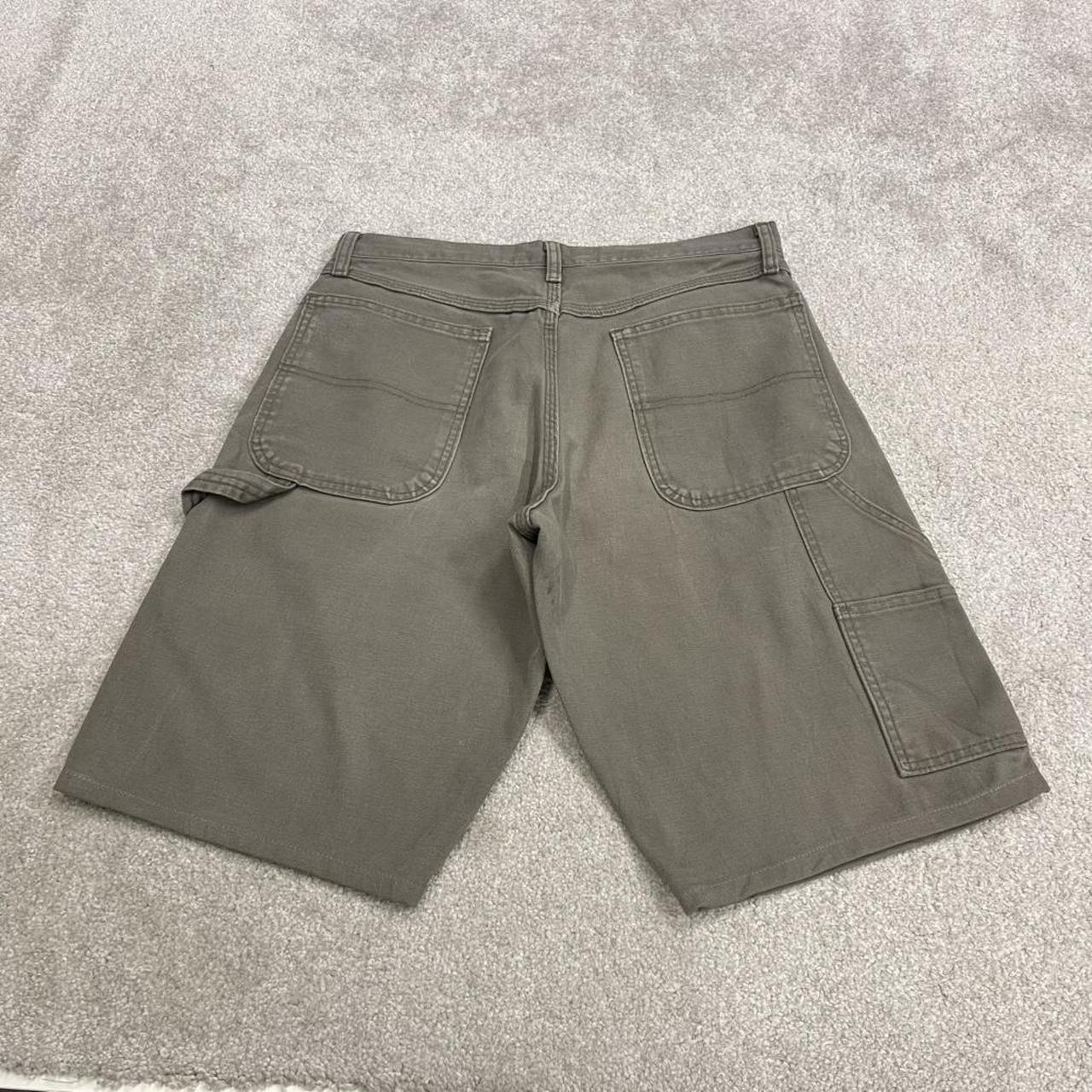 Rustler carpenter shorts khaki grey Loose skater style summer festival cargo jorts