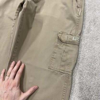 Baggy Wrangler cargo pants relaxed y2k khaki Loose straight leg relaxed skater work pants