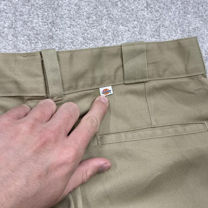Vintage Dickies work pants chino khaki Loose original fit twill skate style trousers