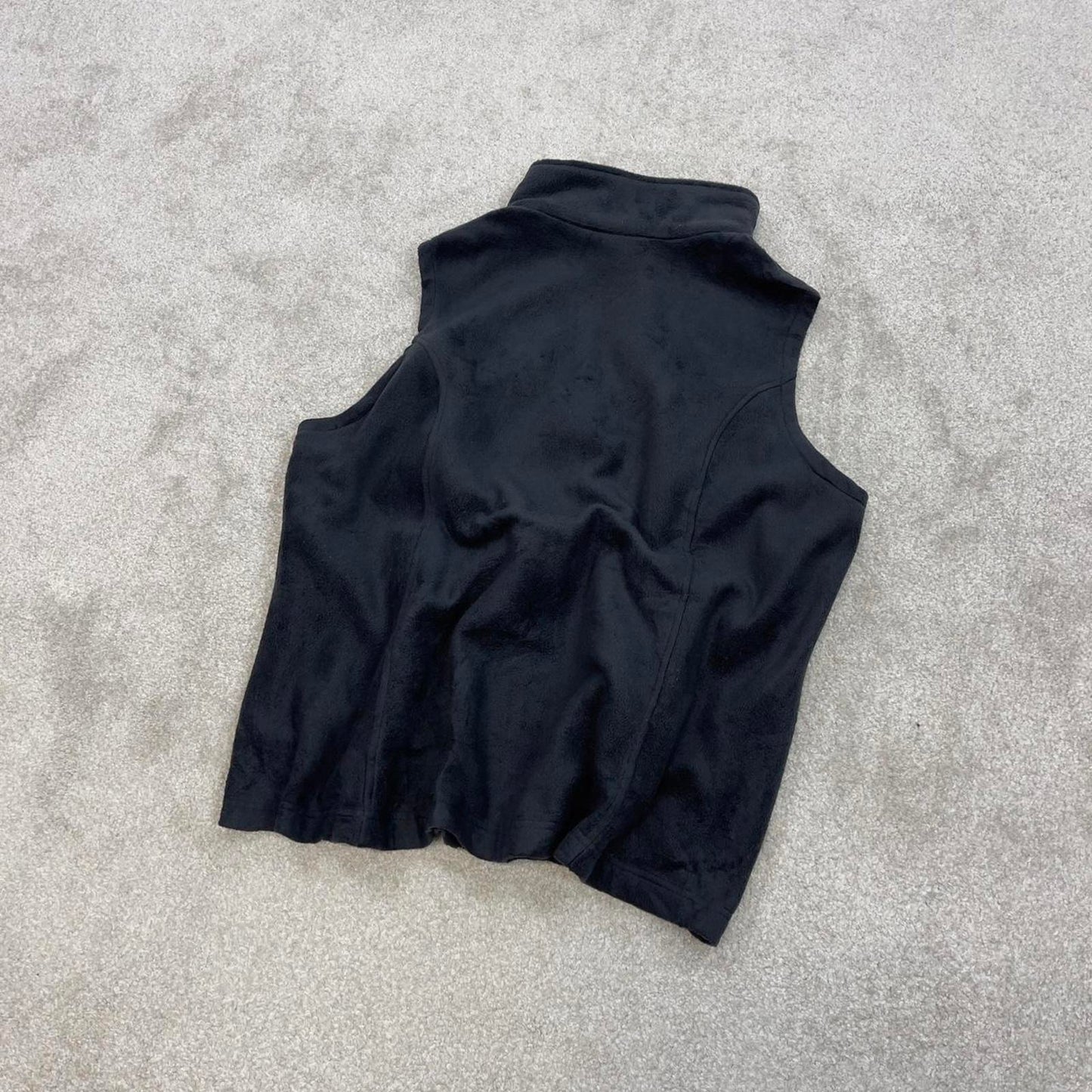 Black Columbia technical fleece gilet XL women's full zip up autumn fall fashion