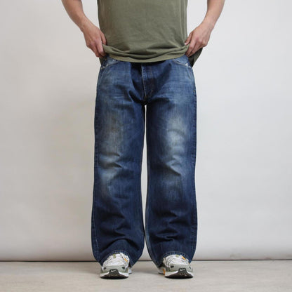 Vintage Carhartt Jeans W42 L30 blue relaxed bootcut denim 90 style worker jeans