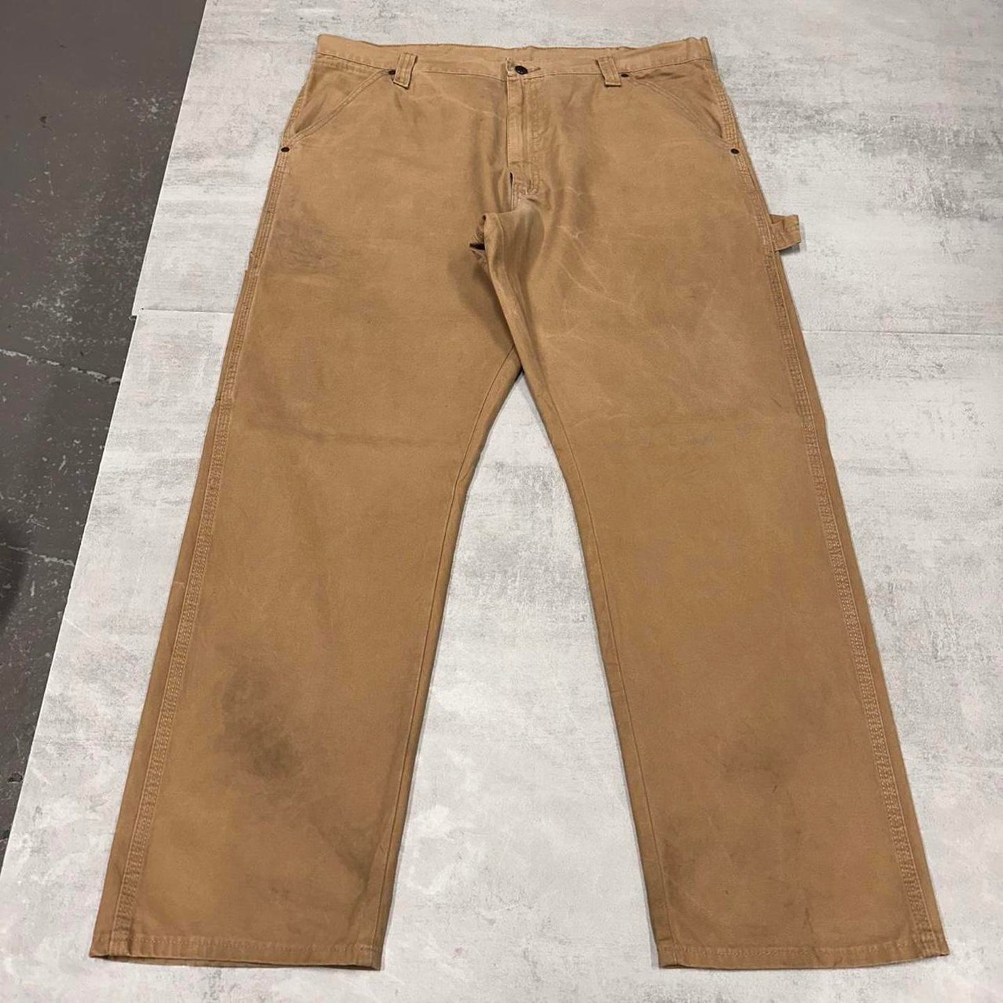Wrangler carpenter trousers W38L30 tan loose cargo skater trousers