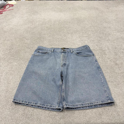 Lee denim shorts Y2K loose blue Loose leg skater style surf jorts