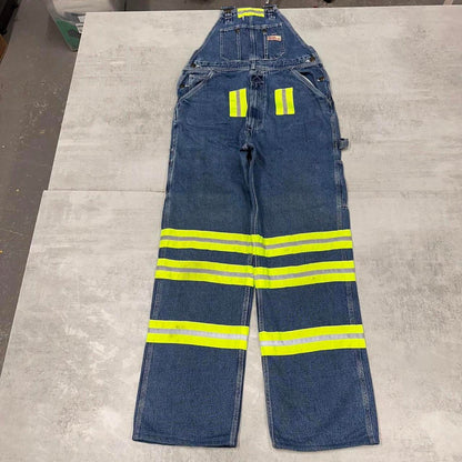 Vintage Ozark overalls W32 L32 loose denim 90s style carpenter dungarees