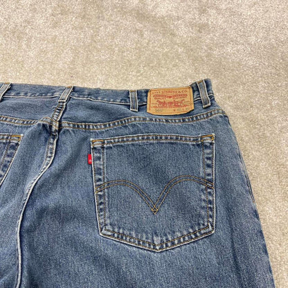 Baggy Levis 560 jeans y2k 90s style W40L30 red tab logo 5 pocket denim pants skater comfort fit
