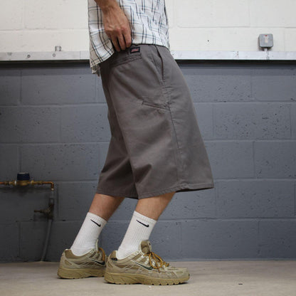 Dickies baggy chino shorts carpenter grey Chino style skater shorts long loose fit festival