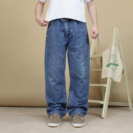 Blue embroidered Sean John jeans W36 L33 loose denim Y2K skater style jeans