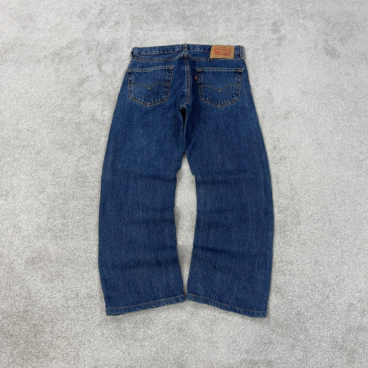 Blue Levis 505 jeans W30L25.5 y2k 90s style 5 pocket denim pants straight fit