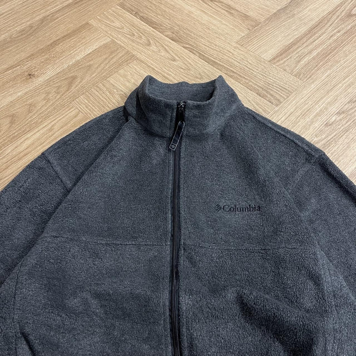 Y2K Colombia technical fleece grey Men’s full zip autumn adjustable technical fleece