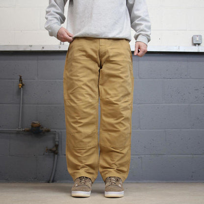 Mens Carhartt double knee carpenter pants W35 L30 tan relaxed 90s style cargos