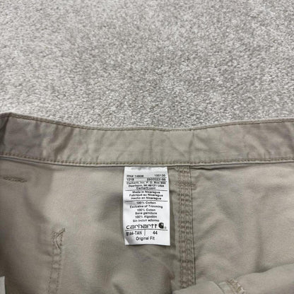 Vintage Carhartt carpenter shorts beige Loose cargo skater style relaxed workwear