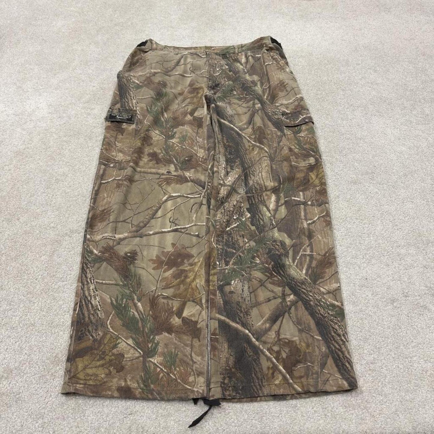 Realtree baggy camo cargo pants loose green Loose floaty leg camouflage hunting trousers