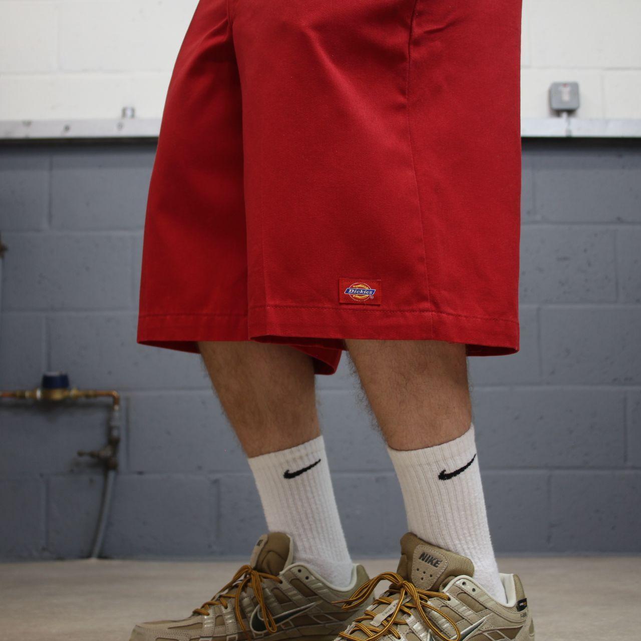 Dickies baggy chino shorts carpenter navy Chino style skater shorts long wide leg festival