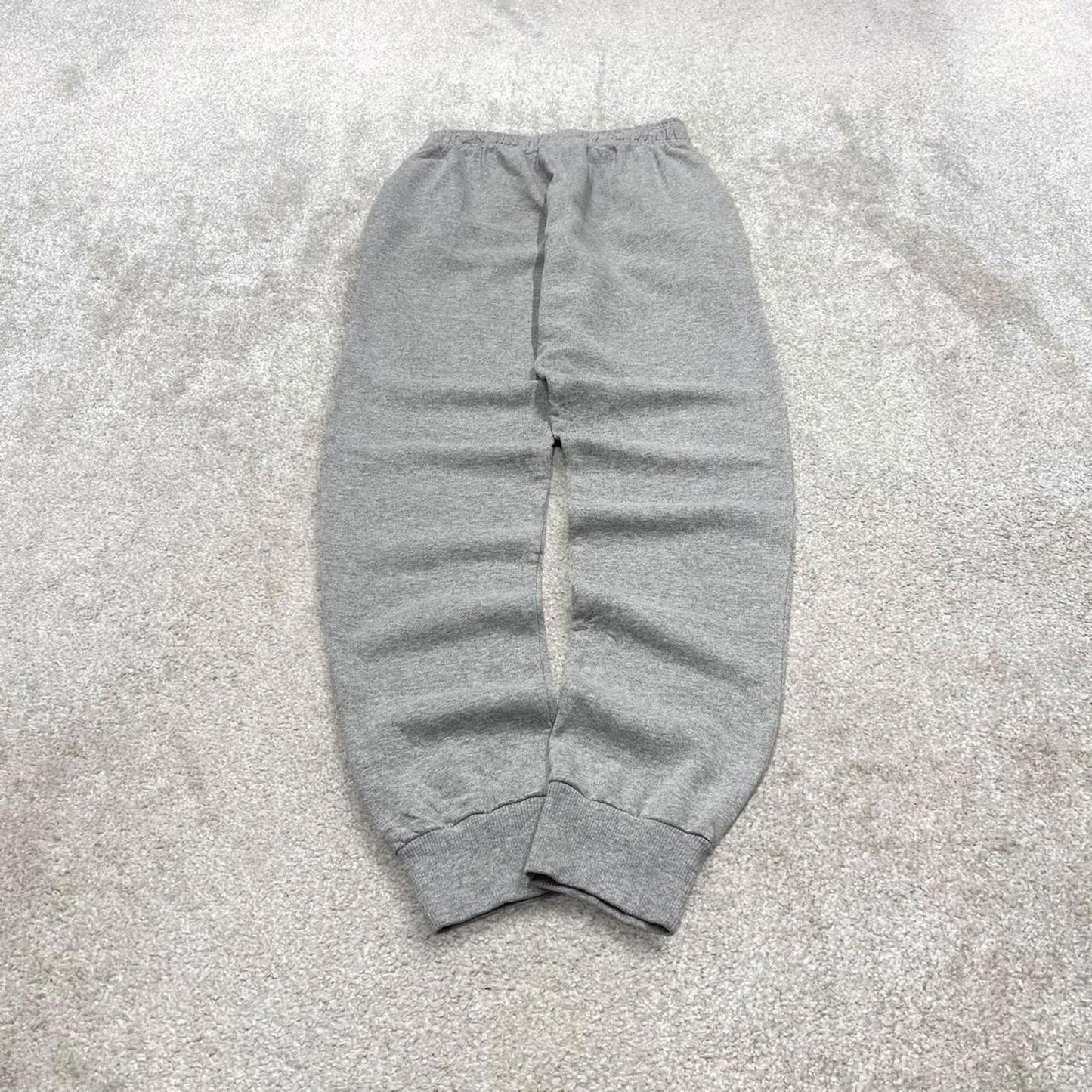 Vintage y2k Champion sweatpants joggers grey Embroidered and print logo drawstring jogging bottoms