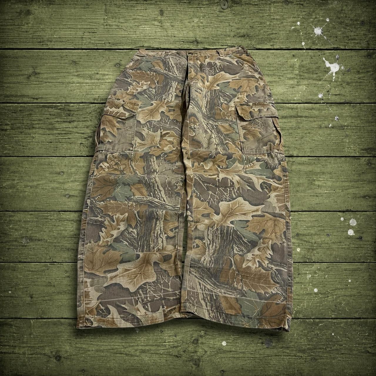 Vintage camo cargo pants y2k utility khaki Spartan Advantage Realtree camouflage hunting cargos