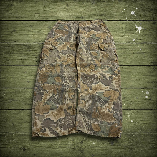 Vintage camo cargo pants y2k utility khaki Spartan Advantage Realtree camouflage hunting cargos