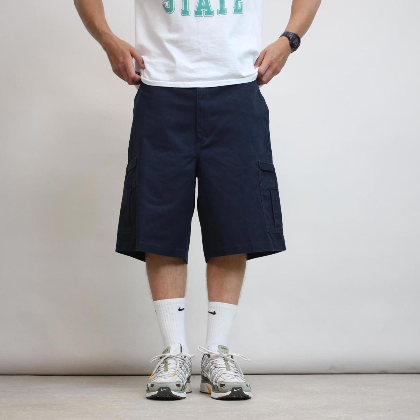 Navy Dickies Cargo shorts W40