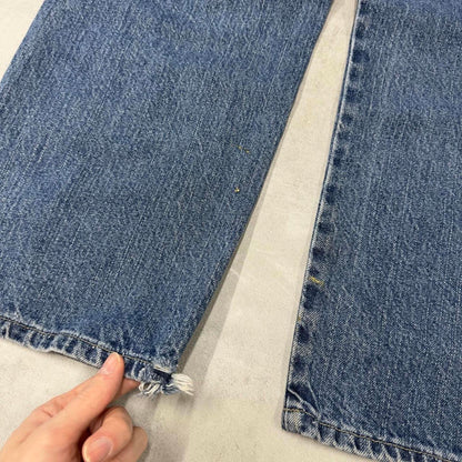 Dickies carpenter jeans W38L32 loose blue denim cargo skater style jeans