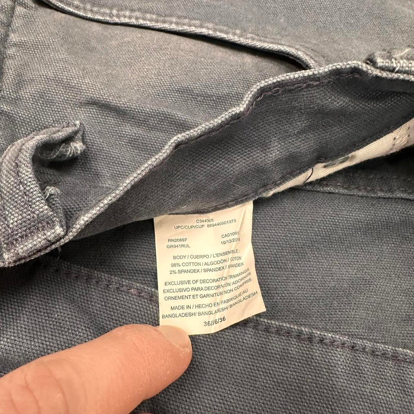 Mens Dickies carpenter jorts W36
